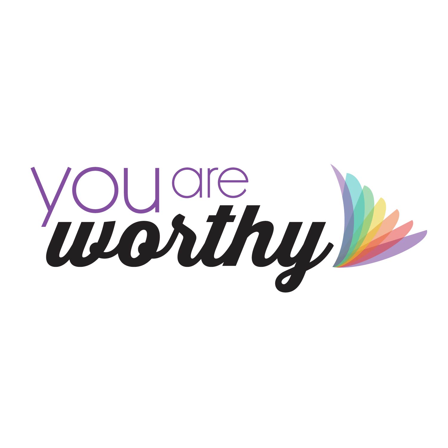 You Are Worthy Logo - Fierce Creative Agency