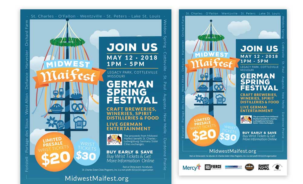 Maifest-Flyers