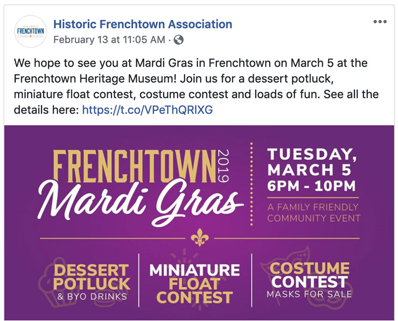 Frenchtown - Mardi Gras Graphics