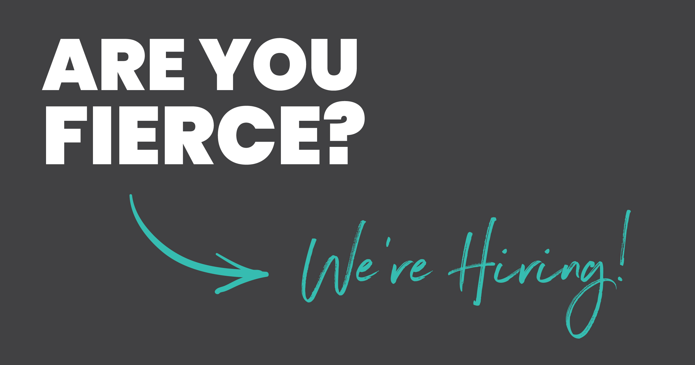 We re Hiring Graphic Design Position Available Fierce Creative Agency
