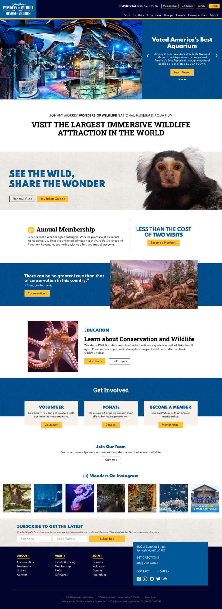 Wonders of Wildlife - Home Page