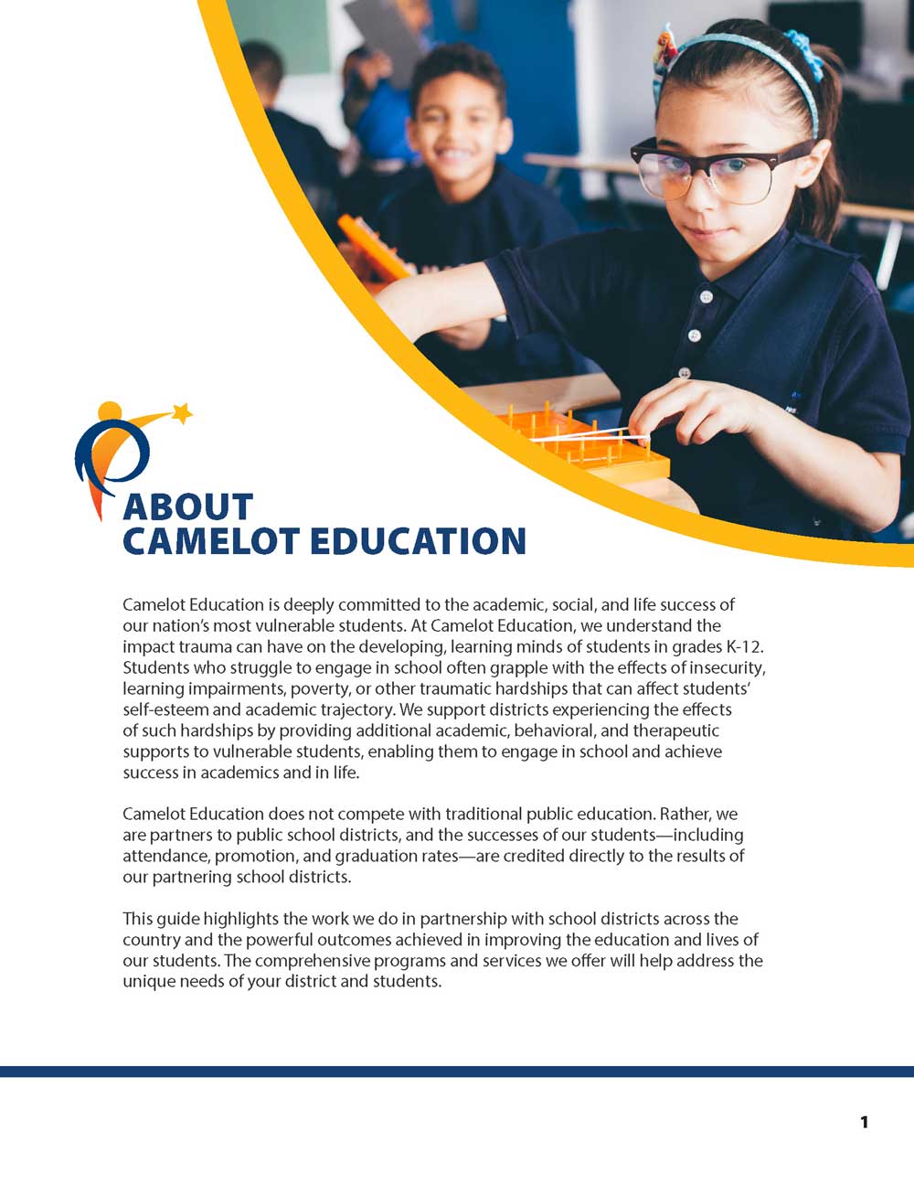 Camelot Programs Sales Brochure