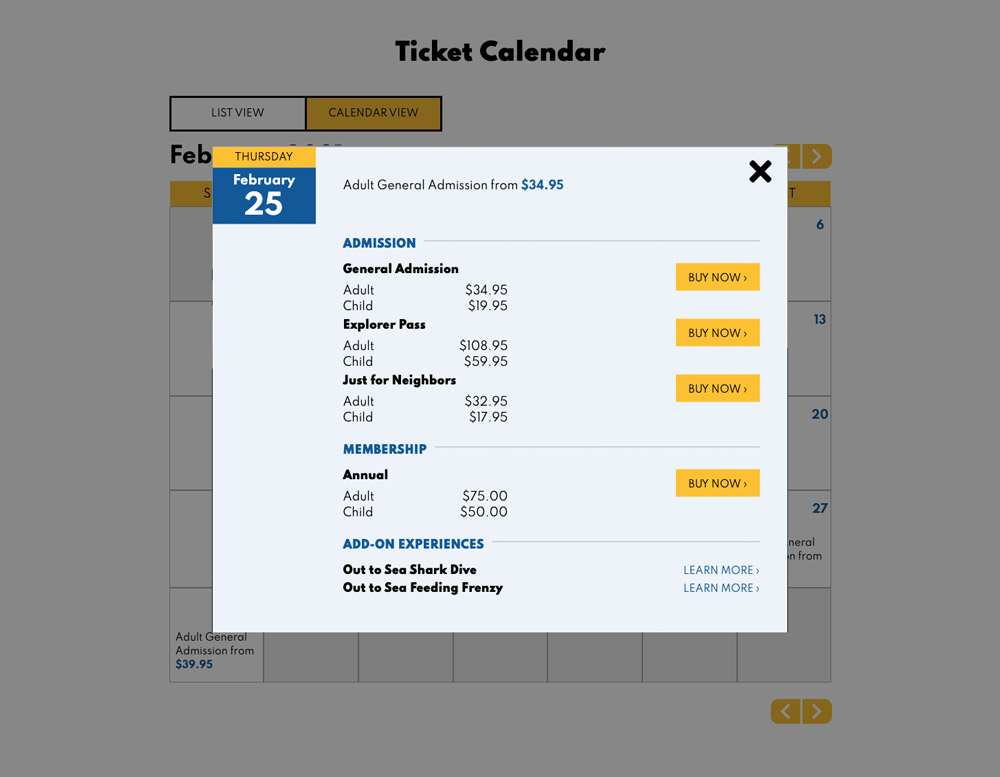 Wonders of Wildlife Ticketing Plugin