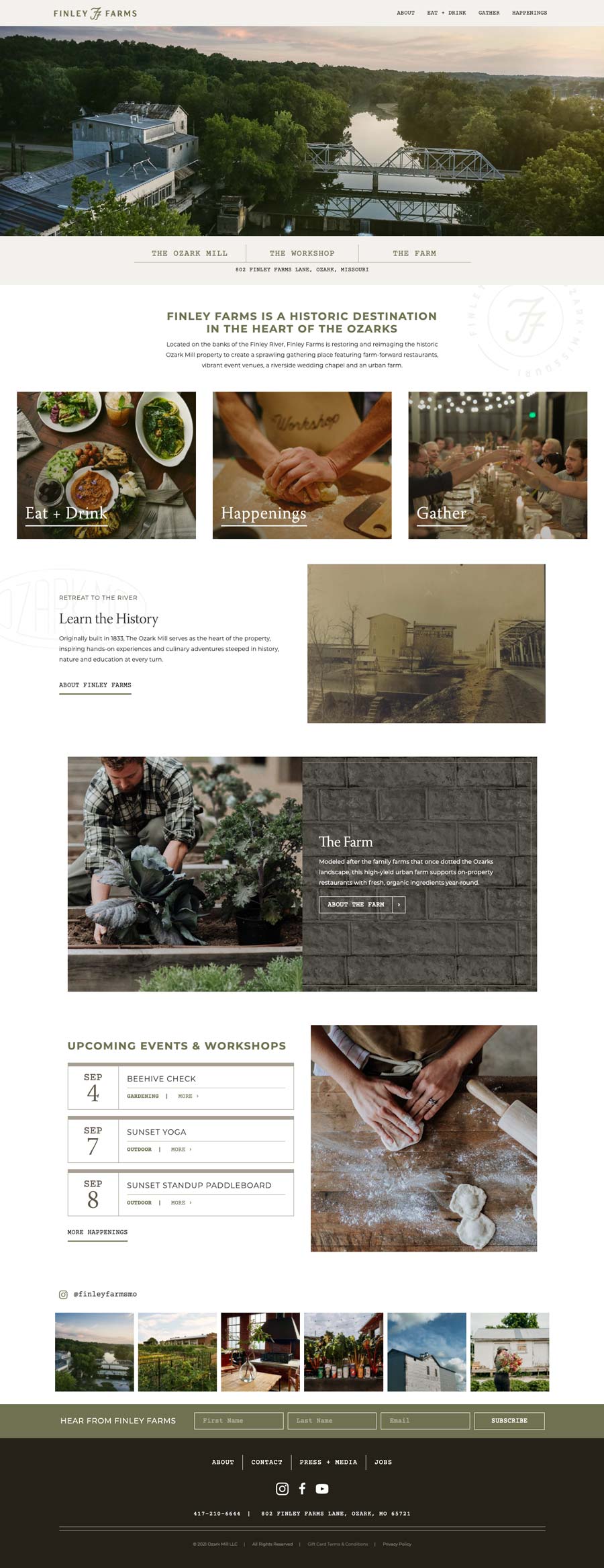 Finley Farms Homepage