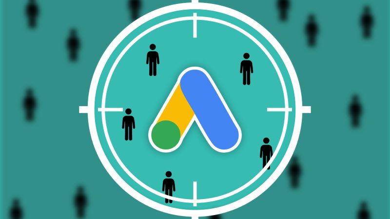 google ad targeting image showing a scope focused on a specific audience