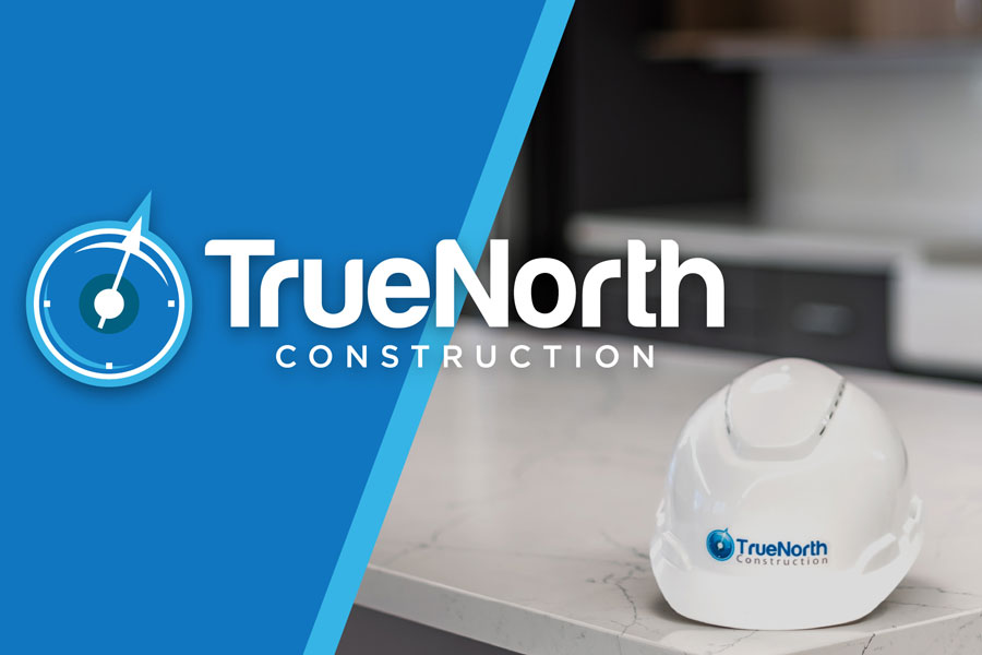 TrueNorth_Header_V1 Photo of a hard hat and the TrueNorth logo overlaid.