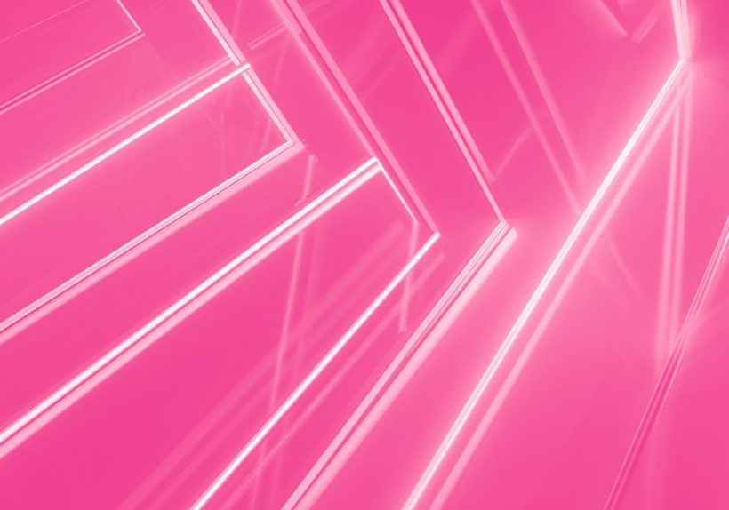 Pink glass lines featured images.