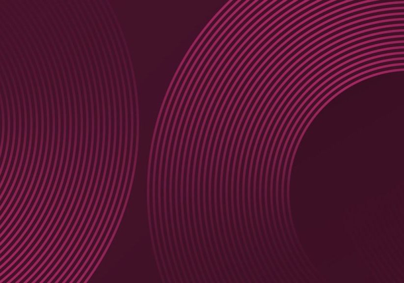 Pink radial lines featured image.